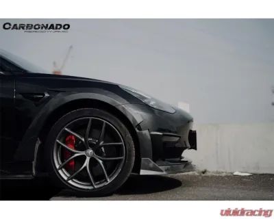 Carbonado ABSCF Turbo Style Wide Body Kit Tesla Model 3 2017-2023 - ABSCF-BF-TESLA3-WLK
