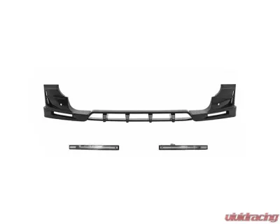 Carbonado ABS Rock Style Front Lip w/ LED Light Land Rover Defender 2020-2024 - ABSDefender-BF-Rock-FL