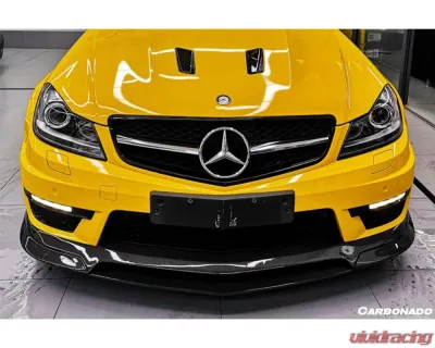 Carbonado CFGCF RZ Style Front Lip Mercedes-Benz C-Class 2012-2014 - BFGCFAF-002