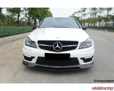 Carbonado CFGCF RZ Style Front Lip Mercedes-Benz C-Class 2012-2014 - BFGCFAF-002