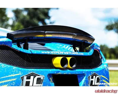 McLaren Carbonado CFRP Blue BKSS Style Trunk Spoiler 650S MP4 12C 2011-2017 - BLUCF8002RZS.SP