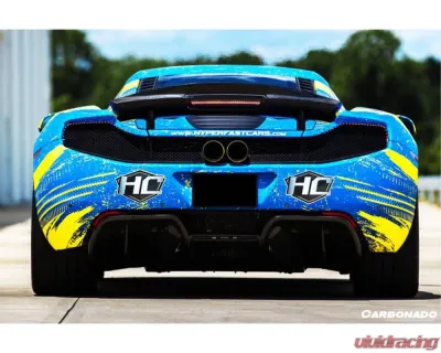 McLaren Carbonado CFRP Blue BKSS Style Trunk Spoiler 650S MP4 12C 2011-2017 - BLUCF8002RZS.SP
