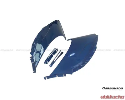 McLaren 650S Carbonado CFRP OEM Style Blue Intake Blades 2014-2017 - BULCF8003OE650S-SSCRD