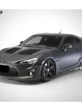 Carbonado FRP WD Style Hood Scion | Toyota | Subaru 2013-2020                                     - AB070867 - Image 8