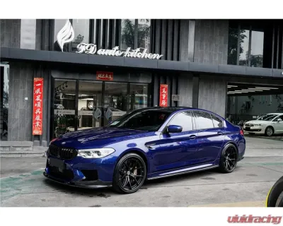 Carbonado Carbon Fiber D3 Style Front Lip for BMW M5 F90 2018-2020, Part No ODM5F903D-FL - CF-ODM5F903D-FL