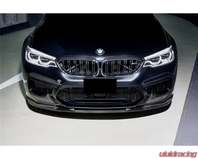 Carbonado Carbon Fiber D3 Style Front Lip for BMW M5 F90 2018-2020, Part No ODM5F903D-FL - CF-ODM5F903D-FL