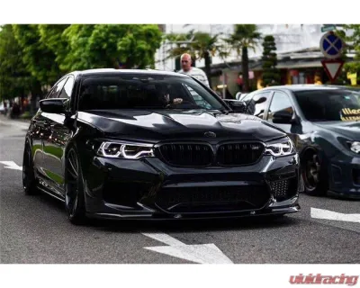 Carbonado Carbon Fiber D3 Style Front Lip for BMW M5 F90 2018-2020, Part No ODM5F903D-FL - CF-ODM5F903D-FL