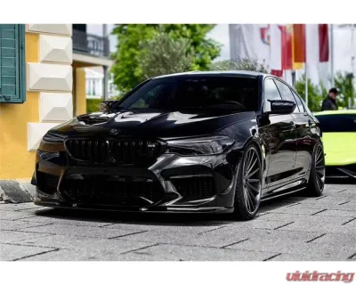 Carbonado Carbon Fiber D3 Style Front Lip for BMW M5 F90 2018-2020, Part No ODM5F903D-FL - CF-ODM5F903D-FL