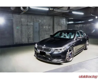 Carbonado Carbon Fiber D3 Style Front Lip for BMW M5 F90 2018-2020, Part No ODM5F903D-FL - CF-ODM5F903D-FL