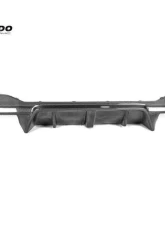 Carbonado FGCF D3 Style Rear Lip w/ Caps BMW M5 F90 2018-2023                                     - FGCF-ODM5F903D-RD FGCF-ODM5F903D-CA - Image 2