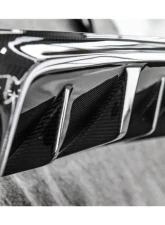 Carbonado FGCF D3 Style Rear Lip w/ Caps BMW M5 F90 2018-2023                                     - FGCF-ODM5F903D-RD FGCF-ODM5F903D-CA - Image 12