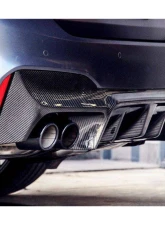 Carbonado FGCF D3 Style Rear Lip w/ Caps BMW M5 F90 2018-2023                                     - FGCF-ODM5F903D-RD FGCF-ODM5F903D-CA - Image 15