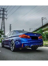 Carbonado CFRP MP Style Side Skirts BMW M5 F90 2018-2023                                     - CF-ODM5F90MP-SS - Image 5