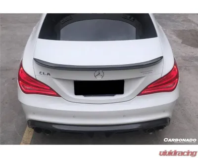 Mercedes-Benz Carbonado CFRP BS Style Trunk Spoiler W117 CLA Sport CLA45 AMG 2014-2016 - CF3201BS-TS