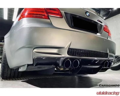 Carbonado CFRP VA Style Rear Diffuser w/ Lip BMW M3 2008-2012 - CF3221VA.RD-SET