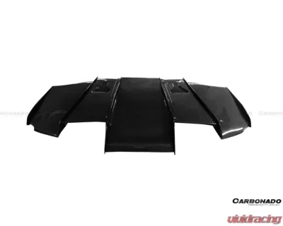 Carbonado CFRP VA Style Rear Diffuser w/ Lip BMW M3 2008-2012 - CF3221VA.RD-SET