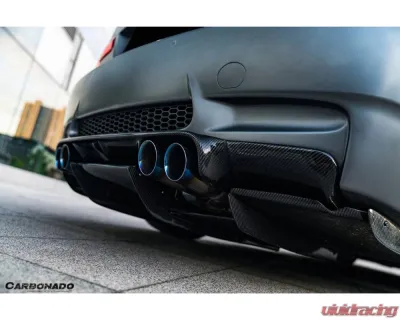 Carbonado CFRP VA Style Rear Diffuser w/ Lip BMW M3 2008-2012 - CF3221VA.RD-SET