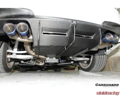 Carbonado CFRP RZ Style Rear Lip & Rear Diffuser Undertray BMW 1 Series 2008-2013 - CF3225RZ.RL-SET