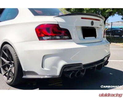 Carbonado CFRP RZ Style Rear Lip & Rear Diffuser Undertray BMW 1 Series 2008-2013 - CF3225RZ.RL-SET