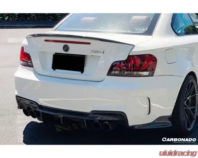 Carbonado CFRP RZ Style Rear Lip & Rear Diffuser Undertray BMW 1 Series 2008-2013 - CF3225RZ.RL-SET