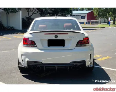 Carbonado CFRP RZ Style Rear Lip & Rear Diffuser Undertray BMW 1 Series 2008-2013 - CF3225RZ.RL-SET