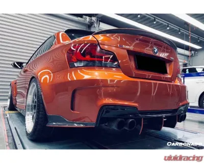 Carbonado CFRP RZ Style Rear Lip & Rear Diffuser Undertray BMW 1 Series 2008-2013 - CF3225RZ.RL-SET
