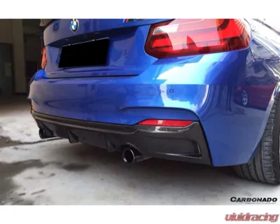 Carbonado CFRP EXOT Style Rear Diffuser Lip (M-Tech Only) BMW 2 Series 2013-2016 - CF3232EXO.RD