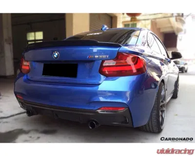 Carbonado CFRP EXOT Style Rear Diffuser Lip (M-Tech Only) BMW 2 Series 2013-2016 - CF3232EXO.RD