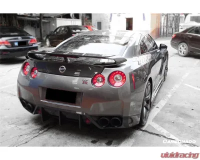 Carbonado Carbon Fiber BSE Style Trunk Spoiler Ducktail Patch for Nissan GTR R35 2008-2022 - CF3503BSE.OSP