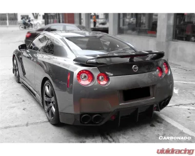 Carbonado Carbon Fiber BSE Style Trunk Spoiler Ducktail Patch for Nissan GTR R35 2008-2022 - CF3503BSE.OSP