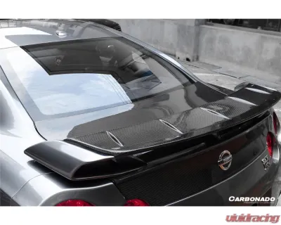 Carbonado Carbon Fiber BSE Style Trunk Spoiler Ducktail Patch for Nissan GTR R35 2008-2022 - CF3503BSE.OSP