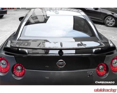 Carbonado Carbon Fiber BSE Style Trunk Spoiler Ducktail Patch for Nissan GTR R35 2008-2022 - CF3503BSE.OSP