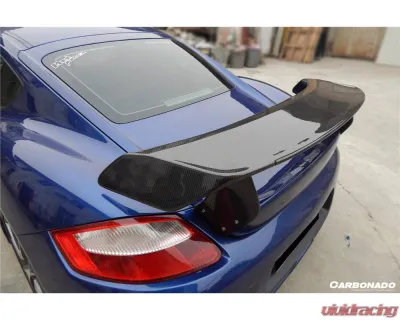 Carbonado CFRP TA Style Trunk Spoiler Porsche Cayman | Boxster 2005-2012 - CF3994TA.TS