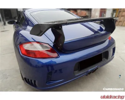 Carbonado CFRP TA Style Trunk Spoiler Porsche Cayman | Boxster 2005-2012 - CF3994TA.TS