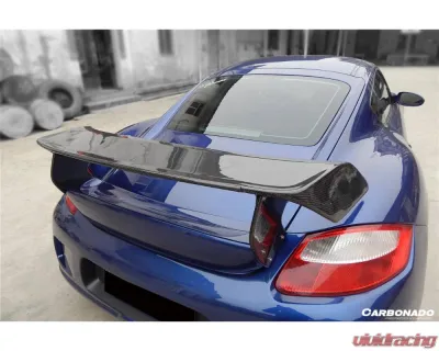 Carbonado CFRP TA Style Trunk Spoiler Porsche Cayman | Boxster 2005-2012 - CF3994TA.TS