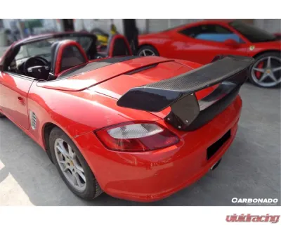 Carbonado CFRP TA Style Trunk Spoiler Porsche Cayman | Boxster 2005-2012 - CF3994TA.TS