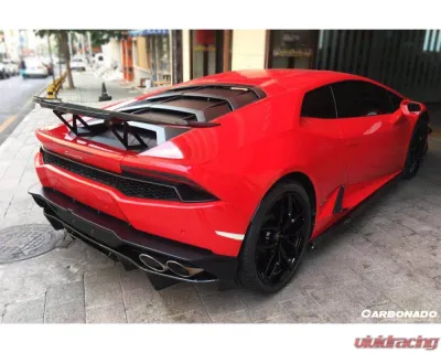 Carbonado CFRP RZS Style Side Skirts Vent Canards Lamborghini Huracan 2015-2019 - CF5556RZS.SSVT