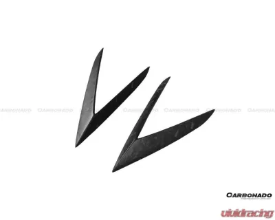 Carbonado CFRP RZS Style Side Skirts Vent Canards Lamborghini Huracan 2015-2019 - CF5556RZS.SSVT