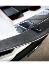 Lamborghini Huracan CFRP VRS-II Style Trunk Spoiler 2015-2025 LP610 LP580 Evo Tecnica                                     - CF5556VRS-2.WTW - Image 12