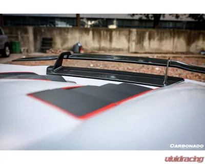 Lamborghini Huracan CFRP VRS-II Style Trunk Spoiler 2015-2025 LP610 LP580 Evo Tecnica - CF5556VRS-2.WTW