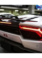 Lamborghini Huracan CFRP VRS-II Style Trunk Spoiler 2015-2025 LP610 LP580 Evo Tecnica                                     - CF5556VRS-2.WTW - Image 14