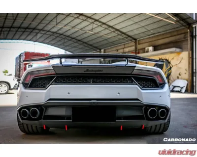 Lamborghini Huracan CFRP VRS-II Style Trunk Spoiler 2015-2025 LP610 LP580 Evo Tecnica - CF5556VRS-2.WTW