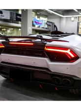 Lamborghini Huracan CFRP VRS-II Style Trunk Spoiler 2015-2025 LP610 LP580 Evo Tecnica                                     - CF5556VRS-2.WTW - Image 16
