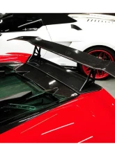 Carbonado CFRP VRS Style Trunk Spoiler for Lamborghini Huracan 2015-2025, Part No: CF5556VRS-WTW                                     - CF5556VRS-WTW - Image 8
