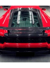 Carbonado CFRP VRS Style Trunk Spoiler for Lamborghini Huracan 2015-2025, Part No: CF5556VRS-WTW                                     - CF5556VRS-WTW - Image 9