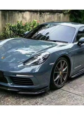 Carbonado CFRP AM Style Front Lip Porsche Cayman | Boxster 2017-2023                                     - CF718-ARMA-FL - Image 7