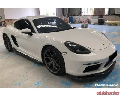 Carbonado CFRP AM Style Front Lip Porsche Cayman | Boxster 2017-2023 - CF718-ARMA-FL