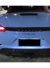 Carbonado FGCF AM Style Rear Lip Porsche Cayman | Boxster 2017-2023                                     - FGCF718-ARMA-RL-SET - Image 12