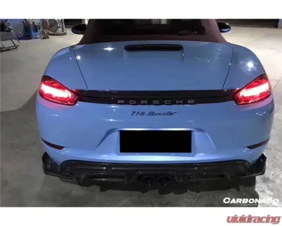 Carbonado FGCF AM Style Rear Lip Porsche Cayman | Boxster 2017-2023 - FGCF718-ARMA-RL-SET