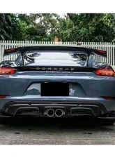 Carbonado FGCF AM Style Rear Lip Porsche Cayman | Boxster 2017-2023                                     - FGCF718-ARMA-RL-SET - Image 5
